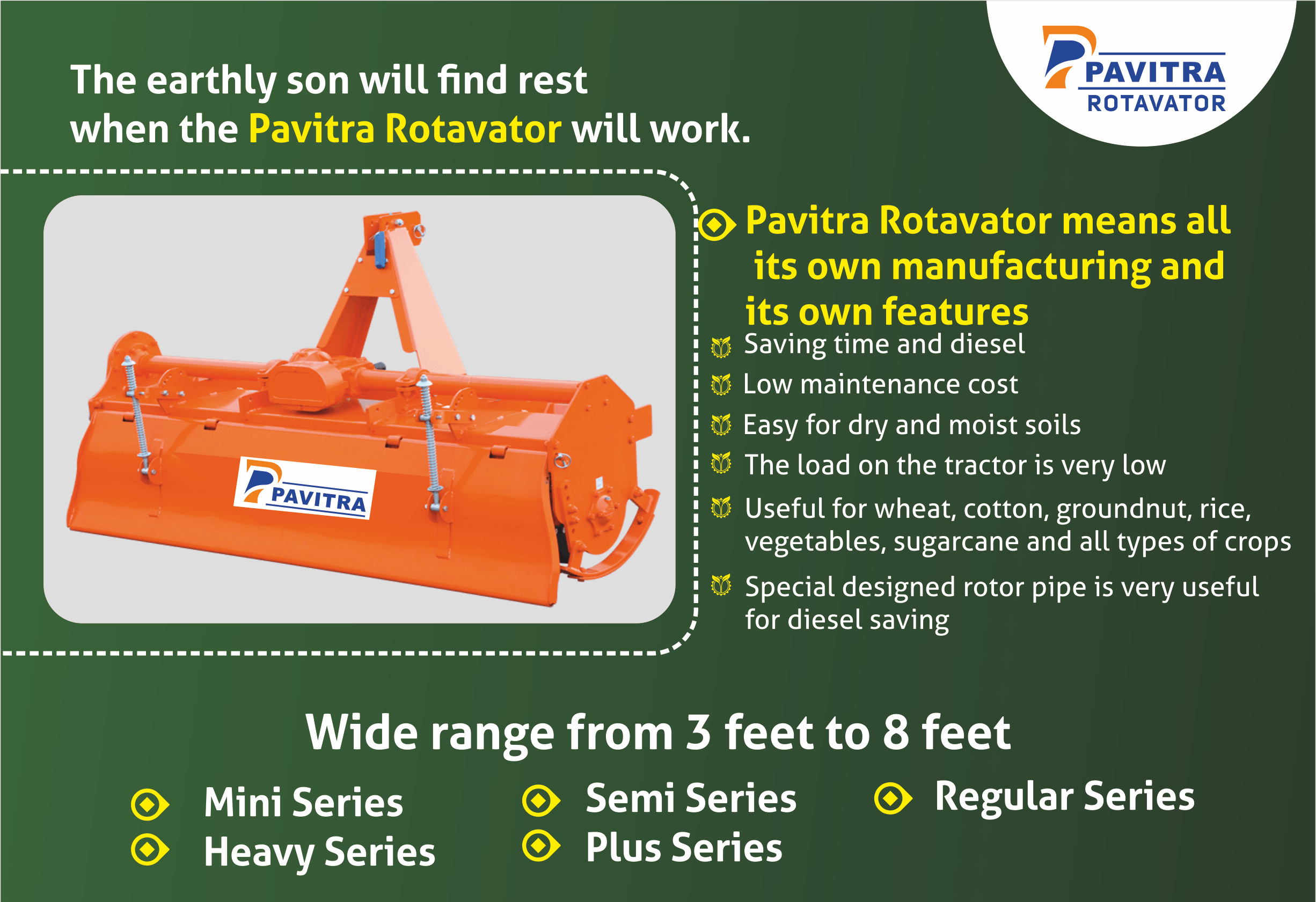 Avadh Pavitra Rotavator Description And Features